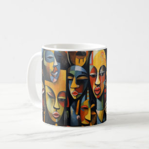 Nigeria Abstract Art, Africa, African Art Coffee Mug