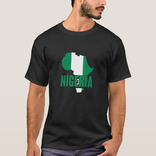 Nigeria African Pride and Heritage  1 T-Shirt (Front)