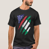 Nigeria American Grown Flag USA Patriot Heritage M