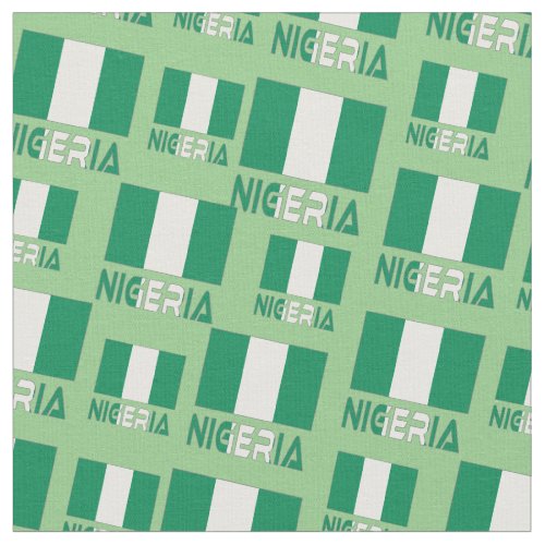 Nigeria and Nigerian Flag Fabric