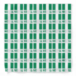 Nigeria and Nigerian Flag Tiled Bandana