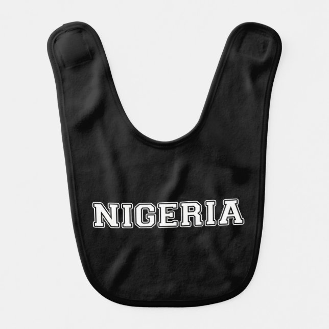 Nigeria Baby Bib (Front)