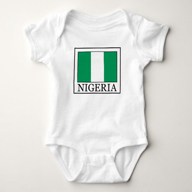 Nigeria Baby Bodysuit (Front)