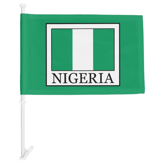 Nigeria Car Flag (Front)
