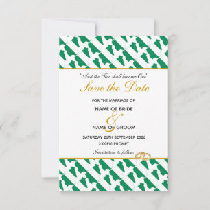 NIGERIA Christian Celebration Wedding Save The Date