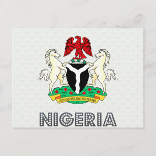 Nigeria Coat of Arms Postcard