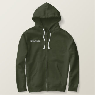 NIGERIA CUSTOM EMBROIDERED HOODIE