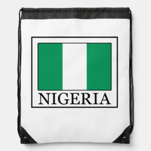 Nigeria Drawstring Bag
