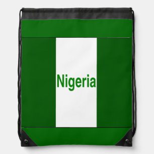 Nigeria Drawstring Bag