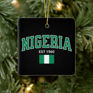 Nigeria Est. 1960 — Heritage Ornament