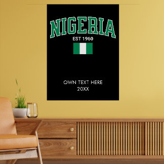 Nigeria Est. 1960 — Personalized Legacy of Pride P Poster