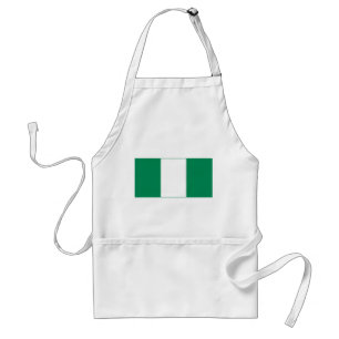 Nigeria Flag Adult Apron