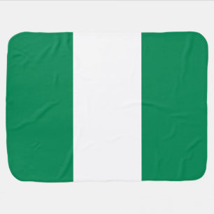 Nigeria Flag Baby Blanket