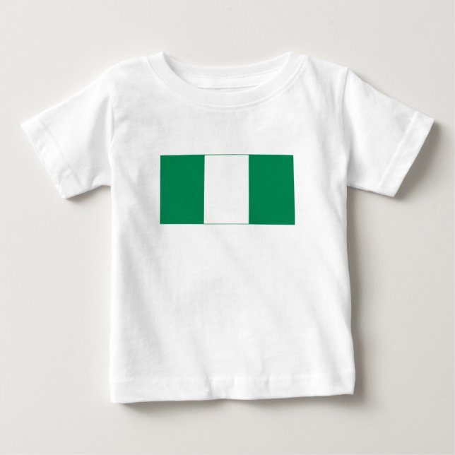 Nigeria Flag Baby T-Shirt (Front)