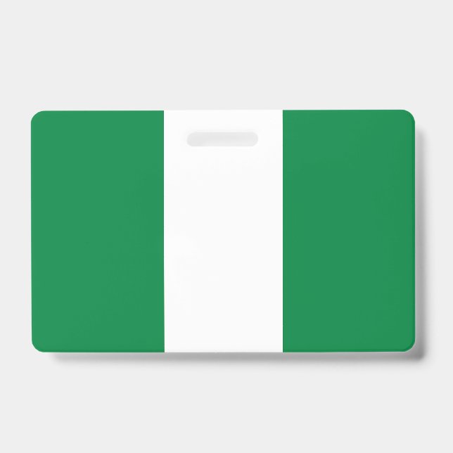 Nigeria flag badge (Front)
