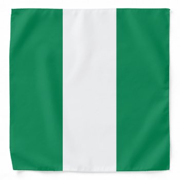 Nigeria Flag Bandana by wowsmiley at Zazzle