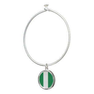 Nigeria flag bangle bracelet