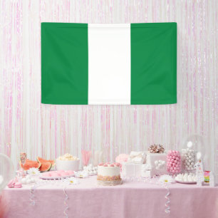 Nigeria flag banner