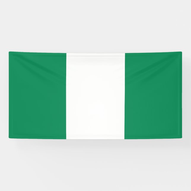 Nigeria Flag Banner (Horizontal)