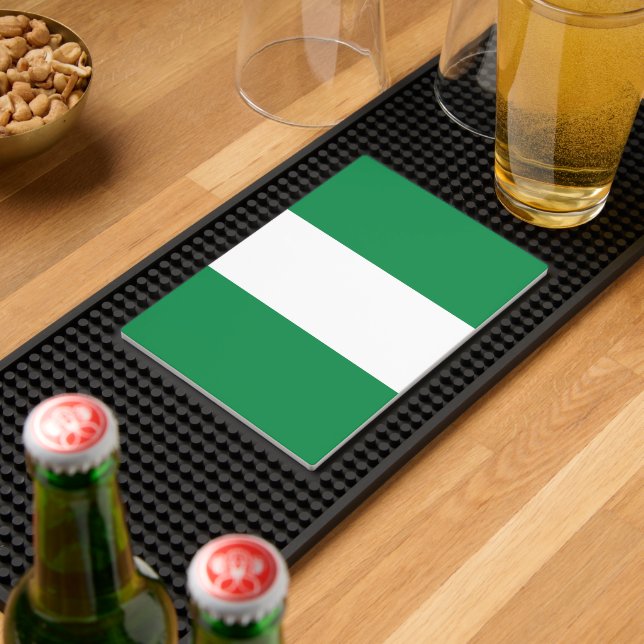 Nigeria flag bar mat  (Insitu (Bar 2))