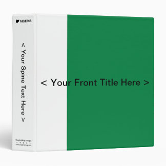 Nigeria Flag Binder