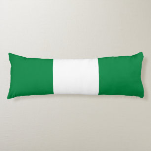 Nigeria flag body pillow