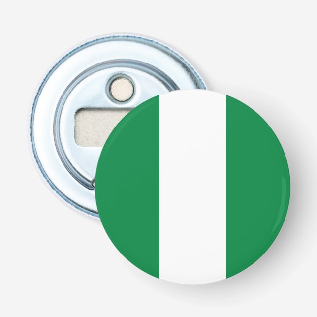Nigeria flag bottle opener (Front)