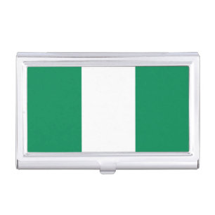 Nigeria Flag Business Card Case