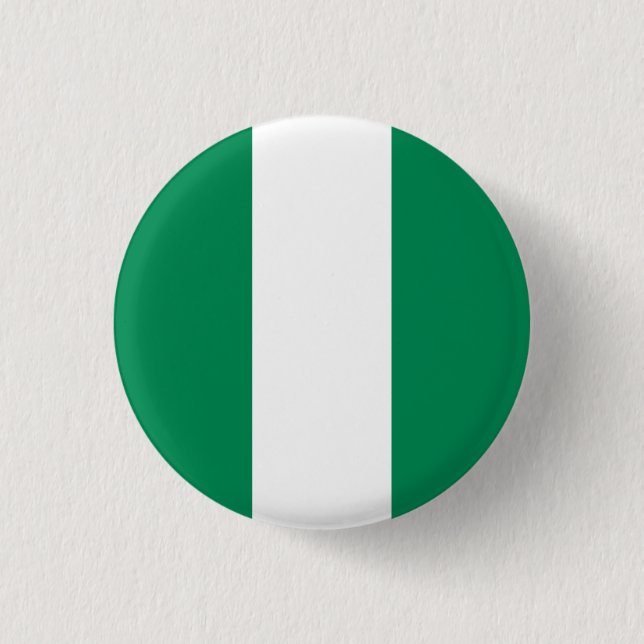 Nigeria Flag Button (Front)