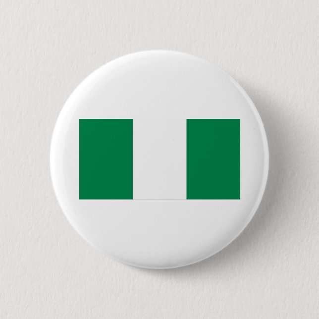 Nigeria Flag Button (Front)