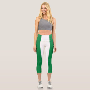 Nigeria flag capri leggings