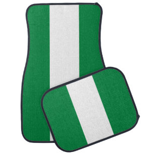 Nigeria flag car floor mat