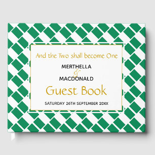 NIGERIA FLAG Christian Scripture Nigerian Wedding Guest Book