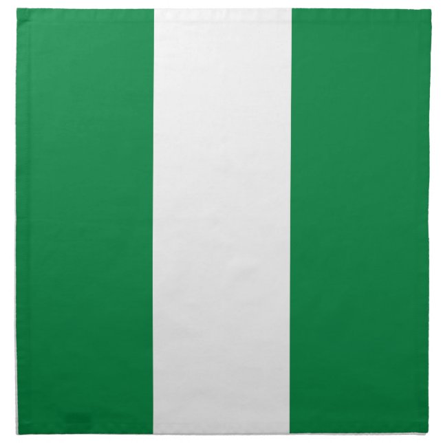 Nigeria flag cloth napkin (Front)