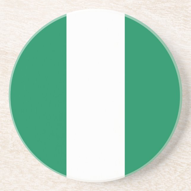 Nigeria Flag Coaster (Front)