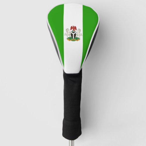 Nigeria flag_coat of arms  golf head cover