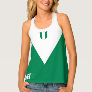 Nigeria Flag Colors Delightful Patriotic Tank Top