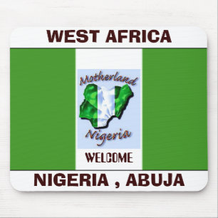 nigeria flag copy, NIGERIA TODAY copy, WEST AFR... Mouse Pad
