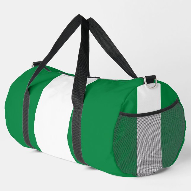 Nigeria flag duffle bag (Right Corner)