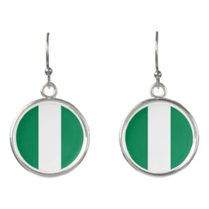Nigeria Flag Earrings