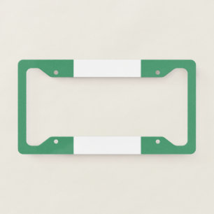Nigeria Flag Emblem License Plate Frame