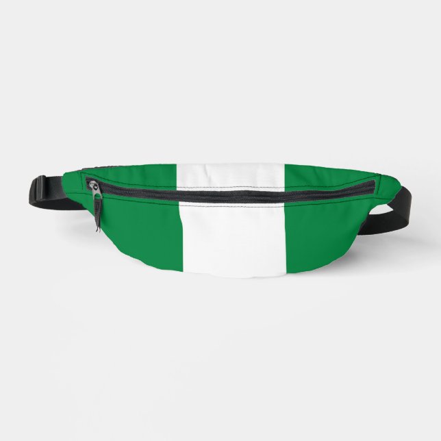 Nigeria flag fanny pack (Front)