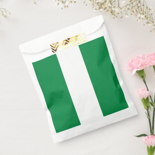 Nigeria flag favor bag