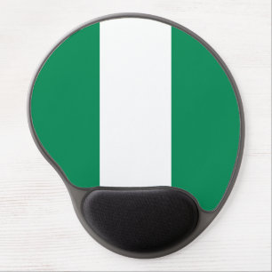 Nigeria Flag Gel Mouse Pad
