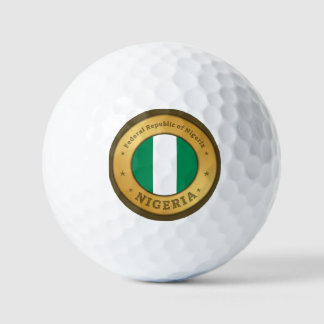 Nigeria Flag Golf Balls