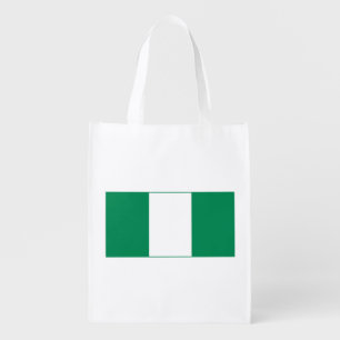 Nigeria Flag Grocery Bag