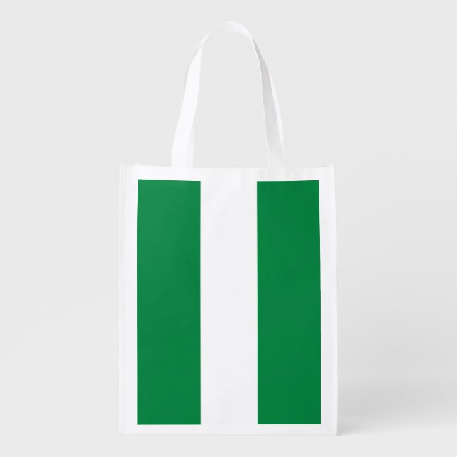 Nigeria flag grocery bag (Front)