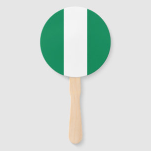 Nigeria Flag Hand Fan