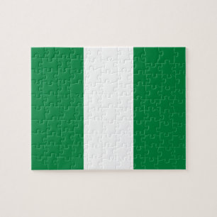 Nigeria flag jigsaw puzzle