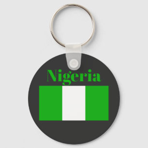 Nigeria Flag Keychain